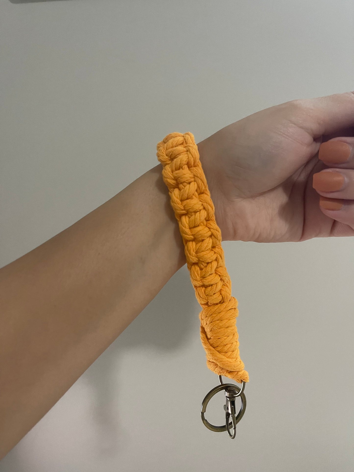 5mm Macrame Wristlet Keychain