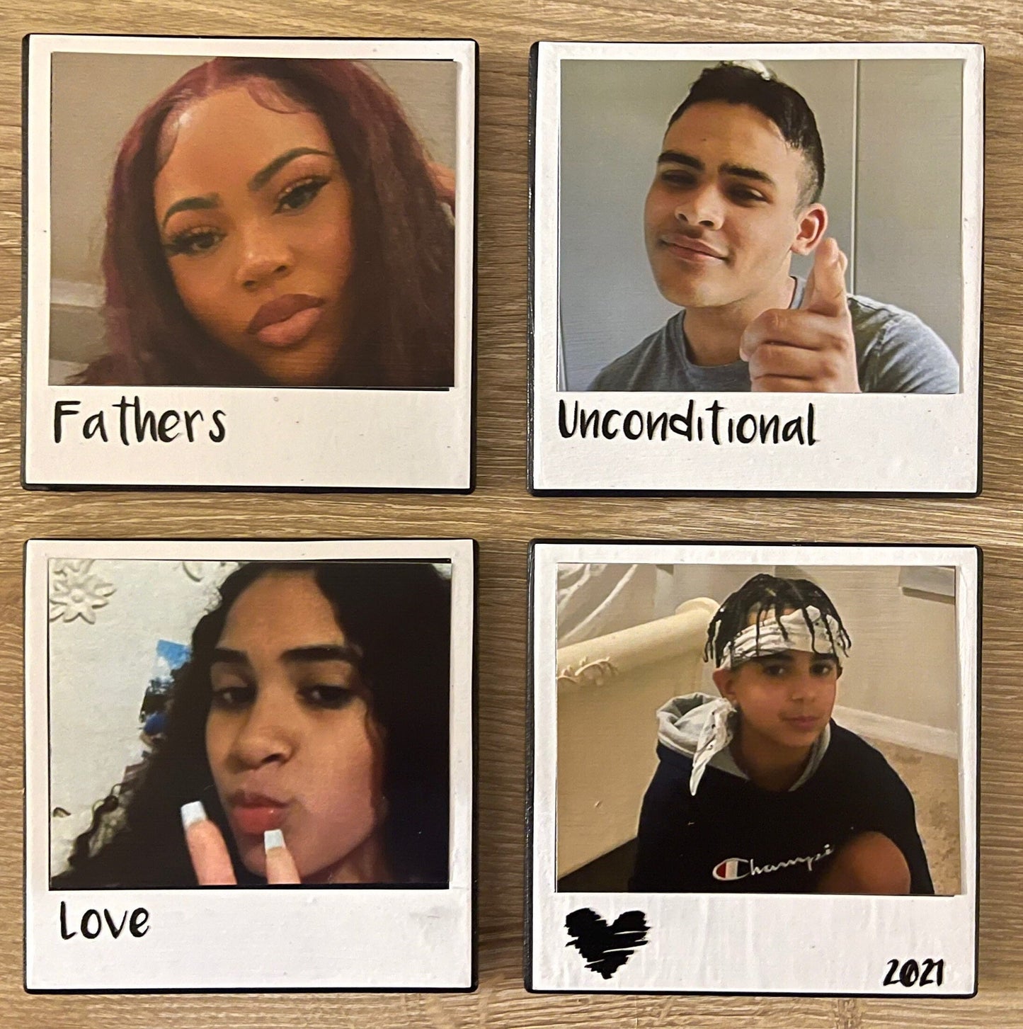 Polaroid Coasters, customized gifts, personalized gifts, gift ideas