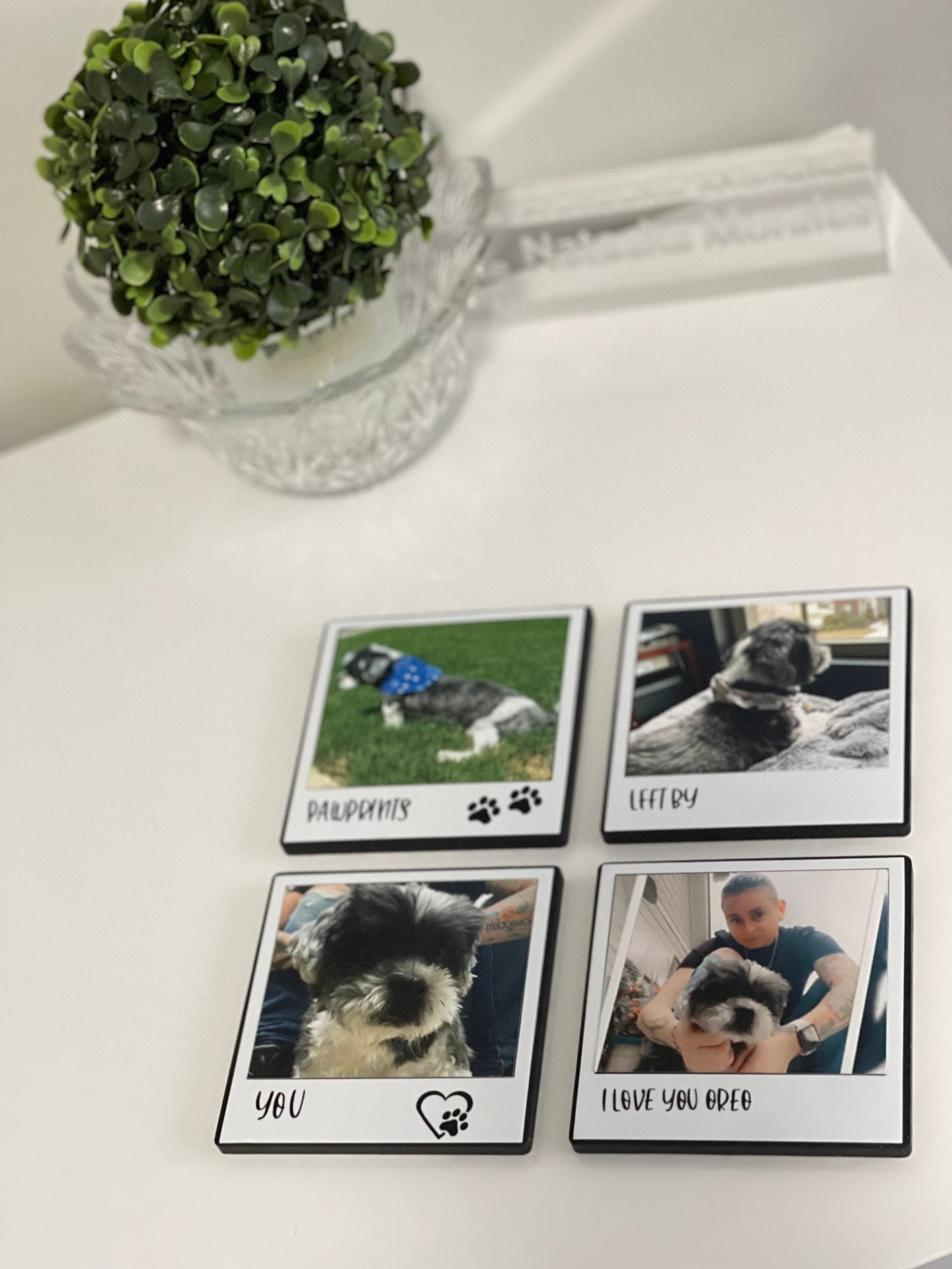 Polaroid Coasters, customized gifts, personalized gifts, gift ideas
