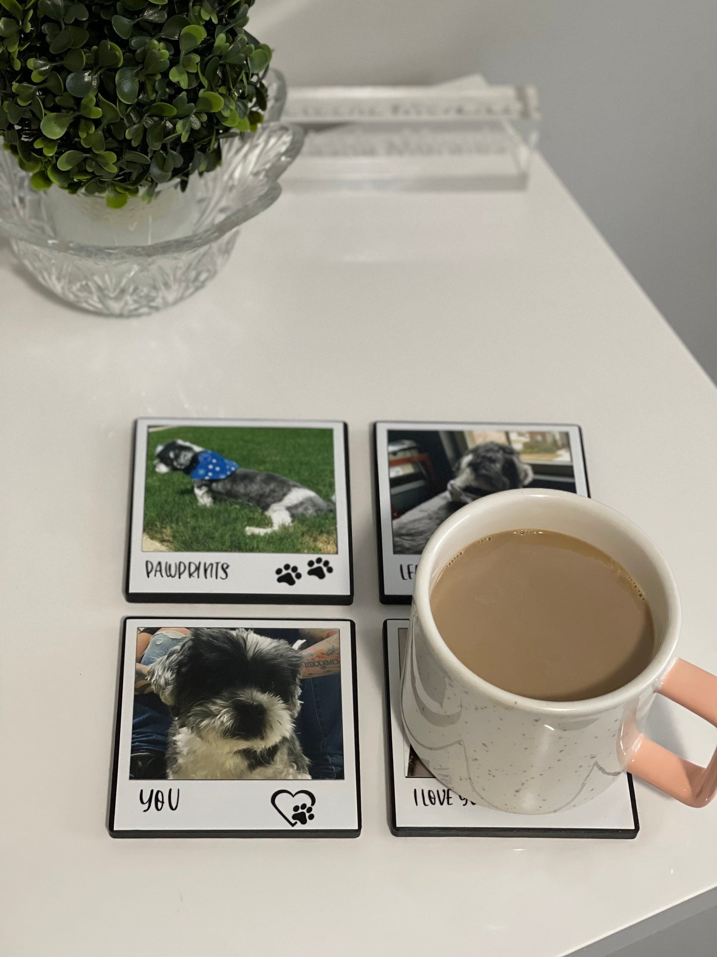 Polaroid Coasters, customized gifts, personalized gifts, gift ideas