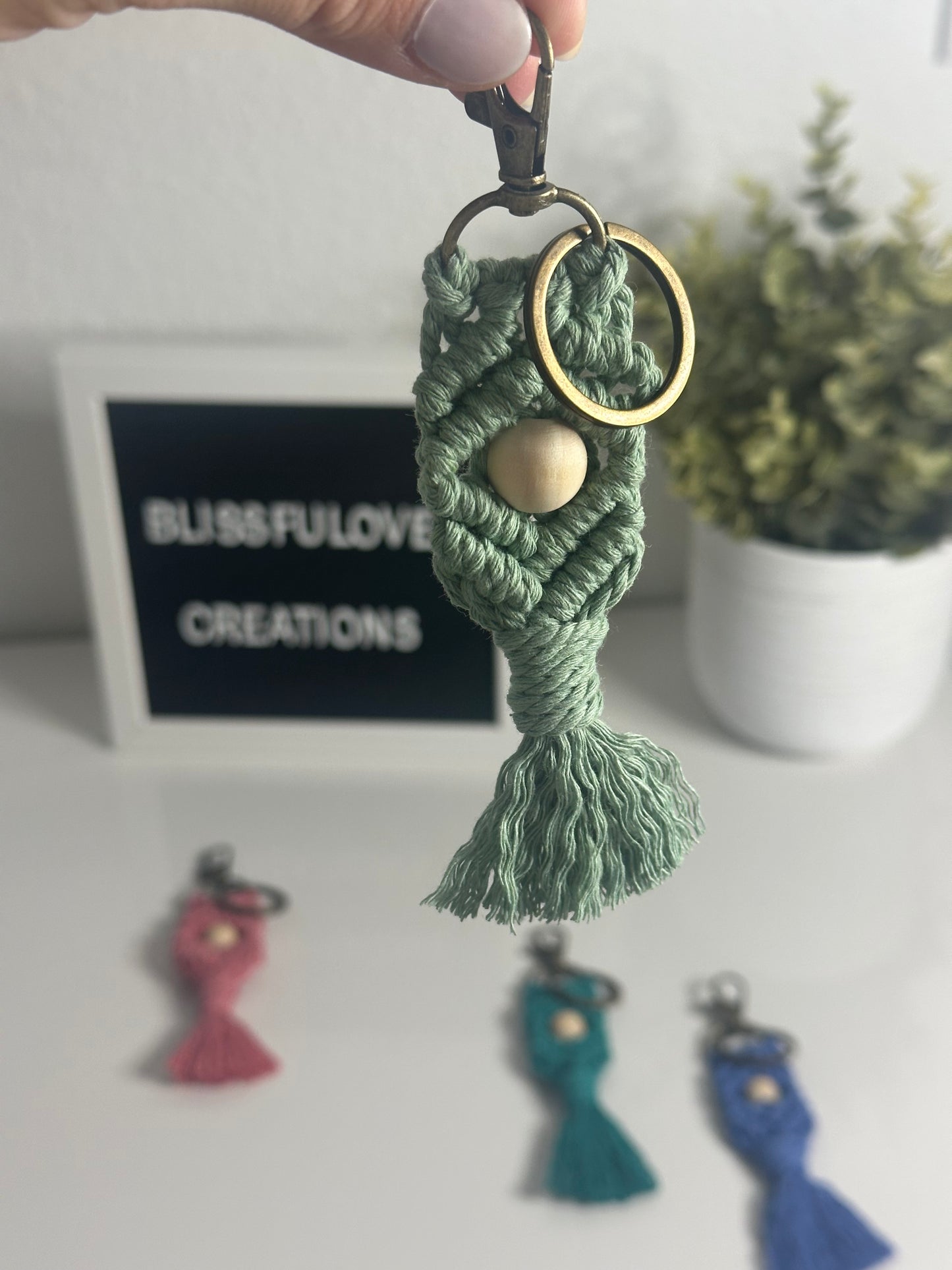 Macramé Key chains