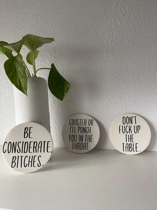 Blunt Coasters